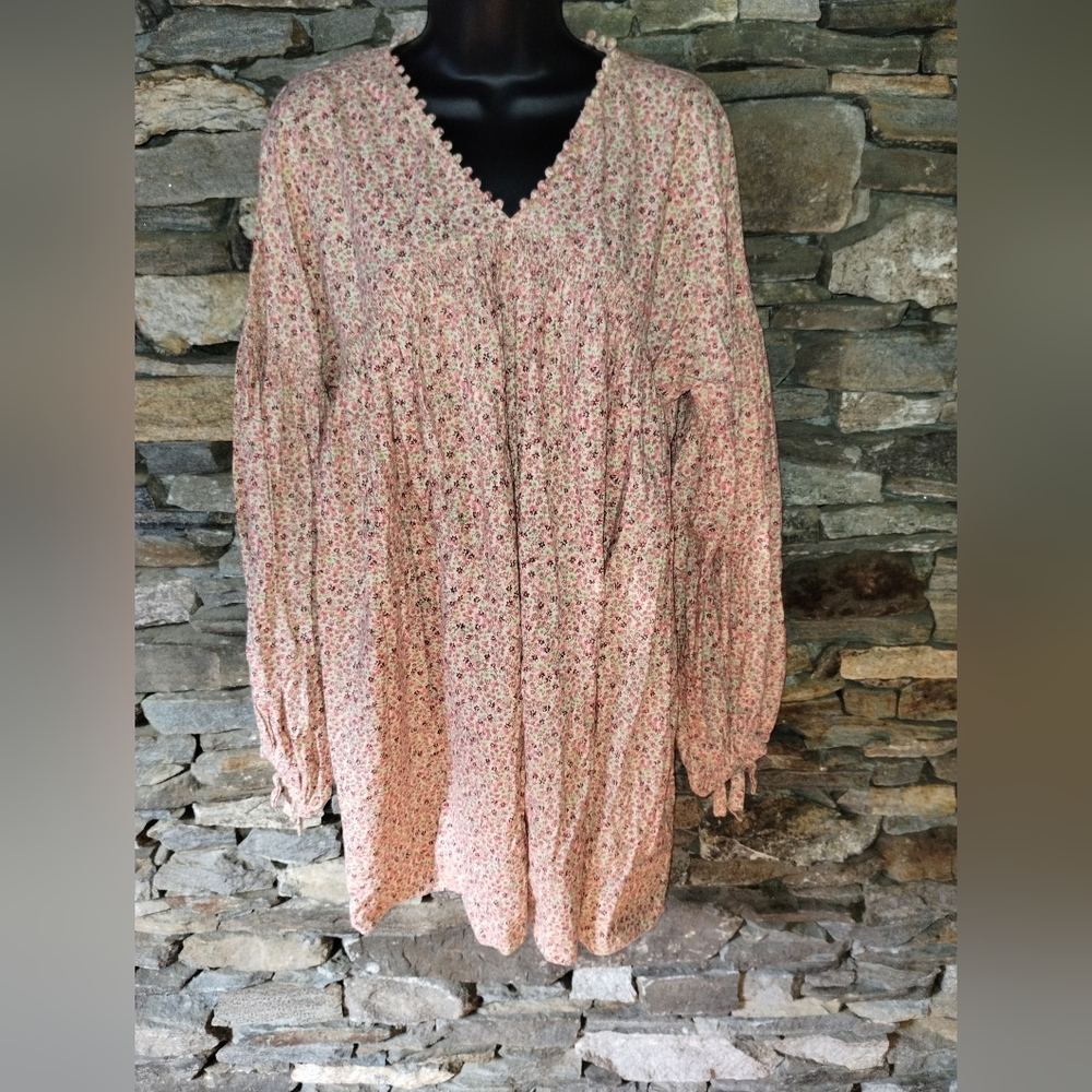 Doen Cotton Long sleeve Minidress